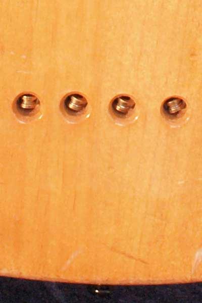 1974 Gibson Ripper bass. Bridge detail