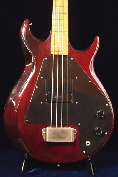 1975 Gibson Grabber bass body detail