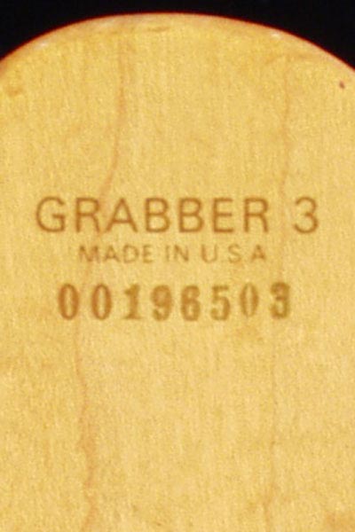 The serial number and "MADE IN USA" decals are on the reverse of the headstock