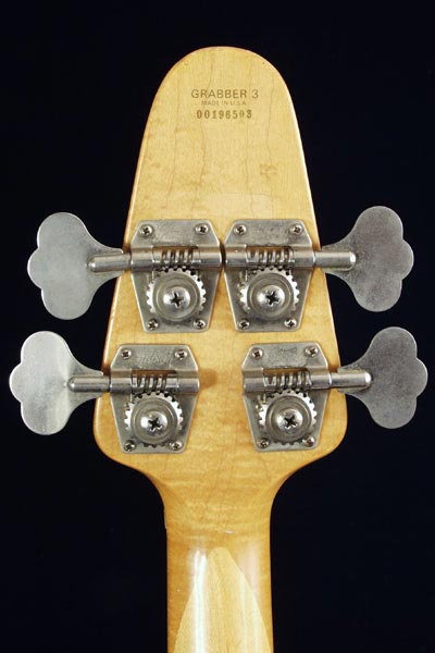 Rear headstock detail. The G3 had 4 Schaller BM tuning keys