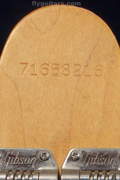 1978 Gibson G3 bass, serial number detail