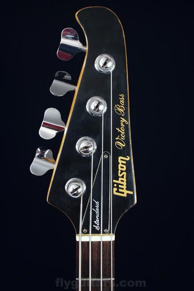 1981 Gibson Victory Standard headstock with Gibson logo
