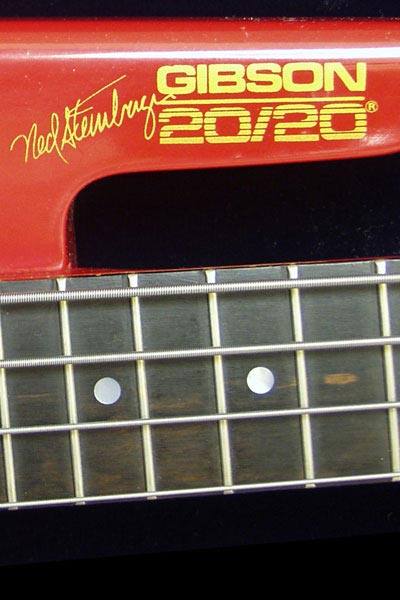1987 Gibson 20/20 bass. Body detail