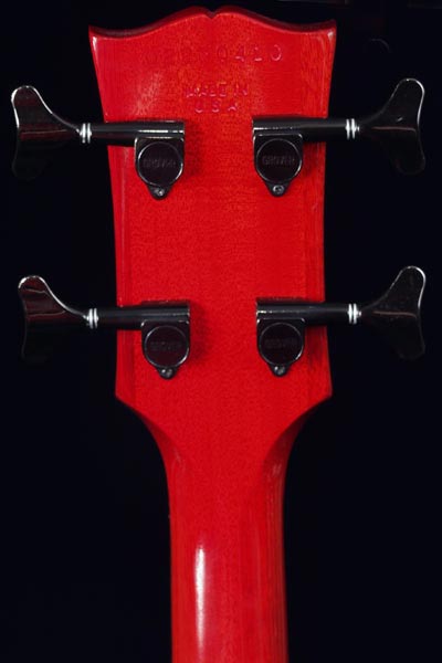 2000 Gibson SG-Z bass reverse headstock detail