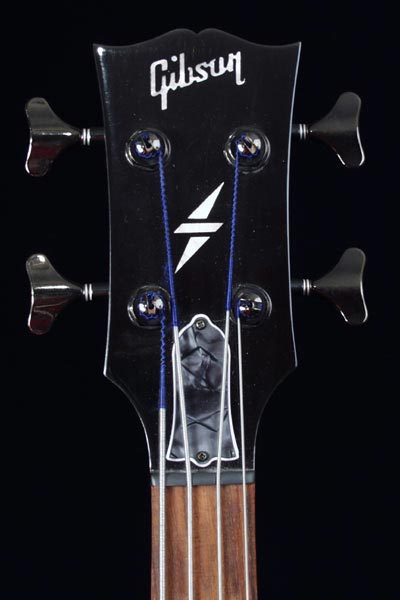 2000 Gibson SG-Z bass headstock with inlays