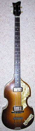 1963 Hofner Beatle Bass