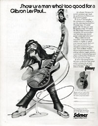 1974 Gibson Les Paul Triumph Ad