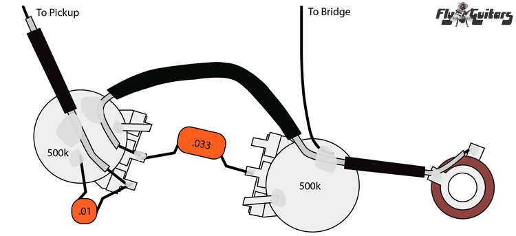 1966 Gibson EB-0 circuit illustration