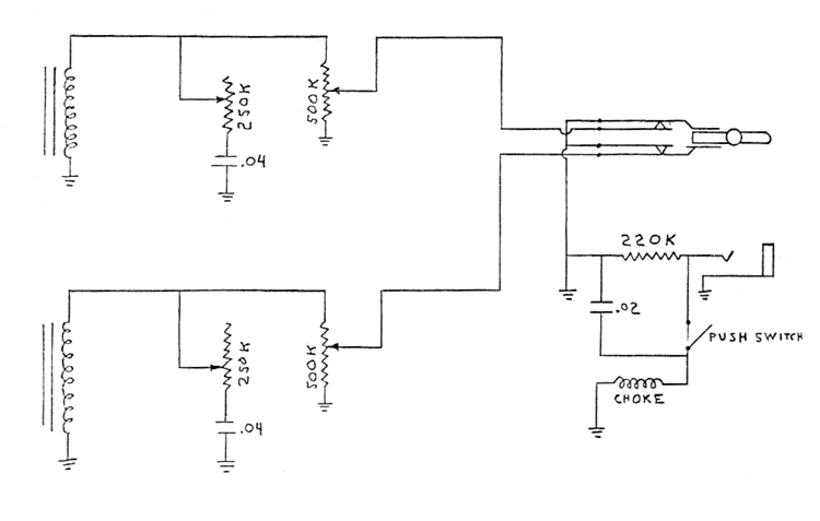 Gibson EB2D circuit schematic