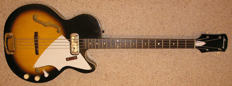 Early 1960s Harmony H22 bass