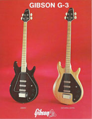 Gibson G-3 bass advertisement