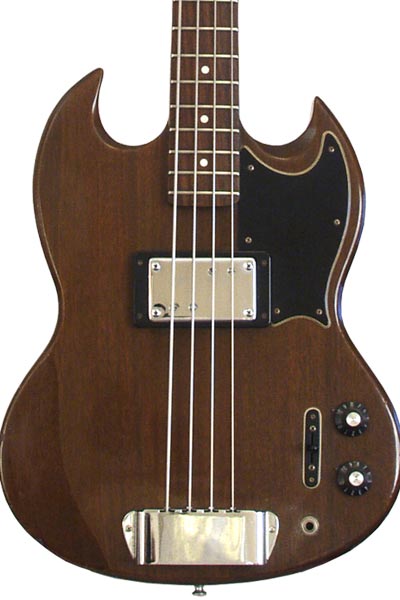 Variations in the Gibson EB4L bass guitar - walnut finish