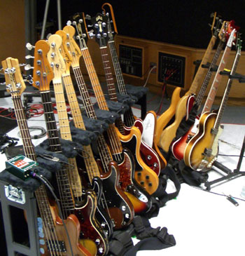 A selection of Justins basses