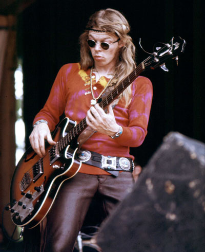 Jack Casady playing his second Guild Starfire at Michigan State University in May 1970. Photo Jim Mead