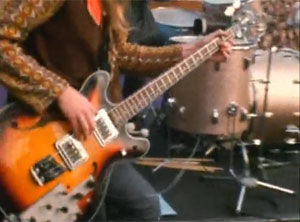 Jack Casady Guild Starfires and custom Guild V bass FlyGuitars