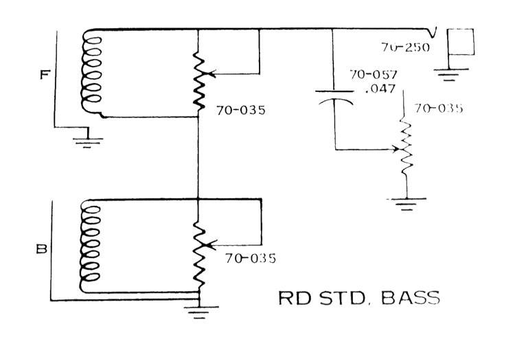 Gibson RD Standard circuit schematic