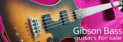 Vintage Gibson bass guitars for sale