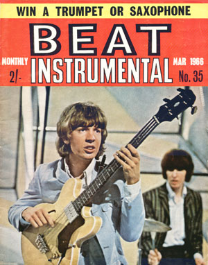 Scott Walker on the cover of the March 1966 issue of Beat Instrumental