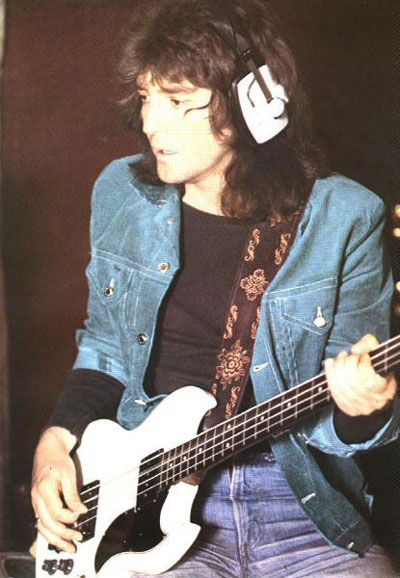 Bob Daisley recording Blizzard of Ozz with an early 60s Gibson EB3 bass
