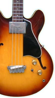 1964 Gibson EB2 bass in Sunburst finish