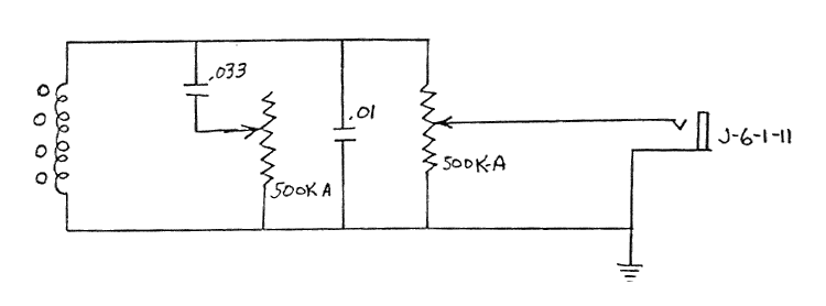 1962 Gibson EB-0 wiring schematic