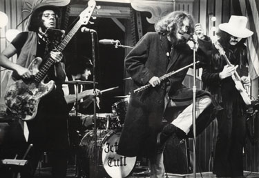 Jethro Tull performing at the Rolling Stones rock n roll circus