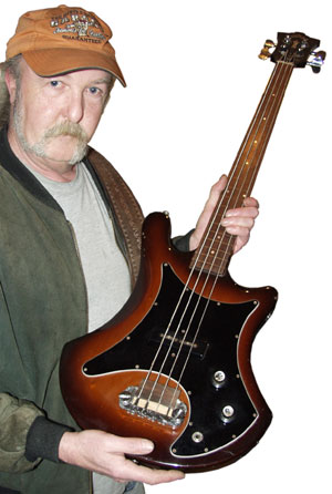 Mick with Guild B-301 bass