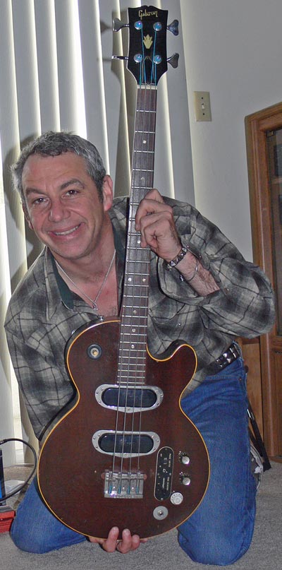 Mike Watt with his 1969 Les Paul Bass