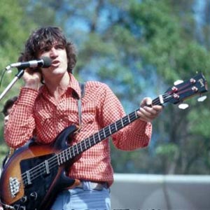 Rick Danko with his Gibson Ripper