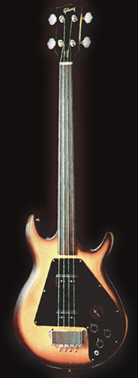 Gibson Ripper fretless bass guitar