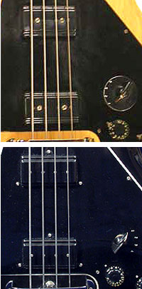 The Gibson Ripper pickup mountings and selector switch variations